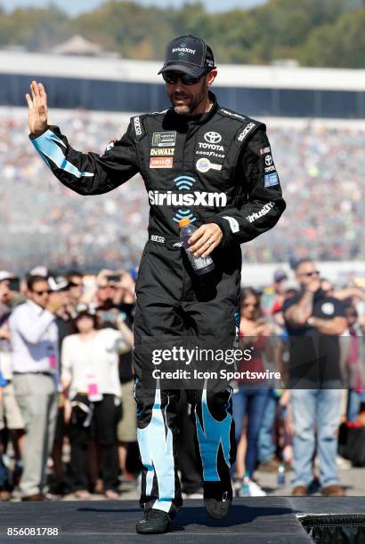 Matt Kenseth, Monster Energy NASCAR Cup Series driver of the SiriusXM Toyota , during introductions for the Monster Energy Cup Series ISM Connect 300...