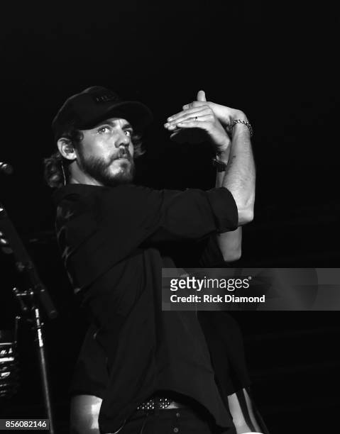 Singer/Songwriter Chris Janson performs during Sam Hunt 15 In A 30 Tour Featuring Maren Morris, Chris Janson and Ryan Follese at Ascend Amphitheater...