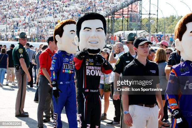 Mascot of Martin Truex Jr, Monster Energy NASCAR Cup Series driver of the Furniture Row / Denver Mattress Toyota , during the Monster Energy Cup...