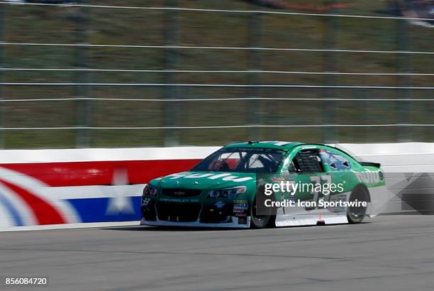 Jeffrey Earnhardt, Monster Energy NASCAR Cup Series driver of the Hulu Chevrolet , during the Monster Energy Cup Series ISM Connect 300 on September...