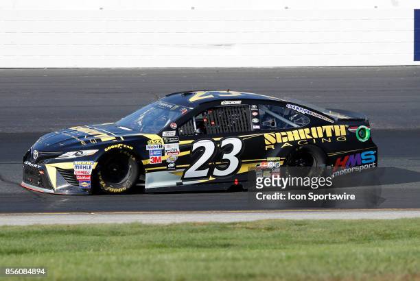 Corey LaJoie, Monster Energy NASCAR Cup Series driver of the Schroth Racing Toyota , during the Monster Energy Cup Series ISM Connect 300 on...