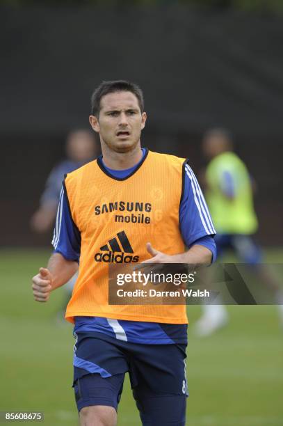 Chelsea's Frank Lampard during training