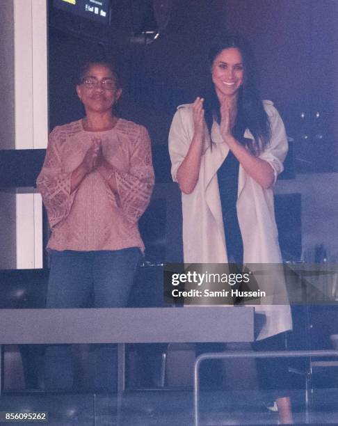 Meghan Markle and Doria Ragland attend the Closing Ceremony on day 8 of the Invictus Games Toronto 2017 on September 30, 2017 in Toronto, Canada. The...