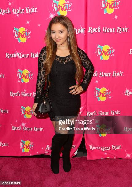 Danielle Cohn at Rock Your Hair Presents: Rock Back to School concert and party on September 30, 2017 in Los Angeles, California.