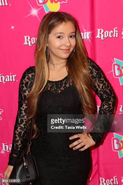 Danielle Cohn at Rock Your Hair Presents: Rock Back to School concert and party on September 30, 2017 in Los Angeles, California.