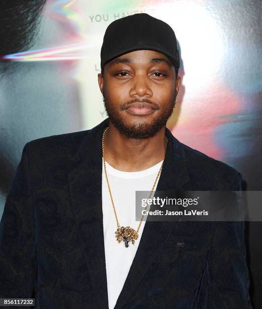Actor Leon Thomas III attends the premiere of "Flatliners" at The Theatre at Ace Hotel on September 27, 2017 in Los Angeles, California.