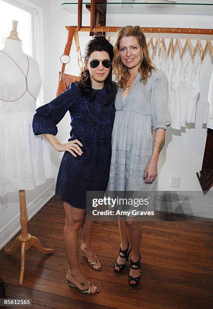 Actress Marisa Tomei and fashion designer Kee Edwards Roseark Presents Loup Charmant on March 25, 2009 in West Hollywood, California.