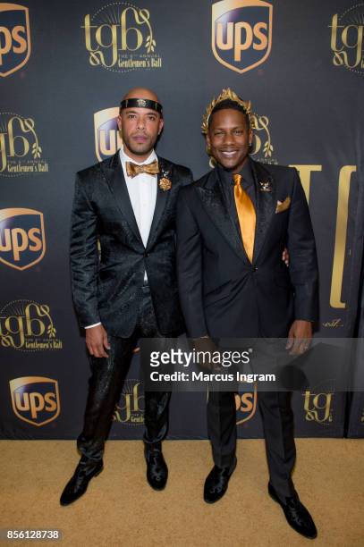 Gee and Juan Smalls attend The 6th Annual Gentlemen's Ball at Atlanta Marriott Marquis on September 30, 2017 in Atlanta, Georgia.