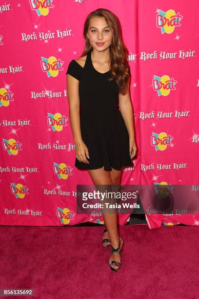 Caitlin Carmichael at Rock Your Hair Presents: Rock Back to School Concert & Party on September 30, 2017 in Los Angeles, California.
