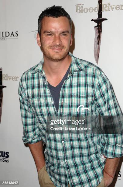 Actor Balthazar Getty attends the premiere of "Blood River" at the Egyptian Theater on March 24, 2009 in Hollywood, California.