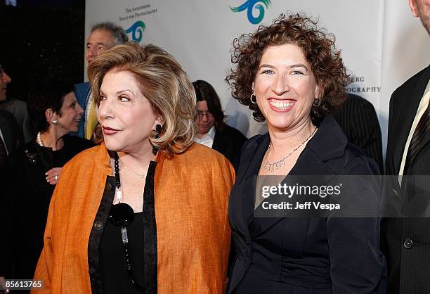Wallis Annenberg and Lauren Greenfield attend the Annenberg Foundation launch of the Annenberg Space For Photography on March 25, 2009 in Los...