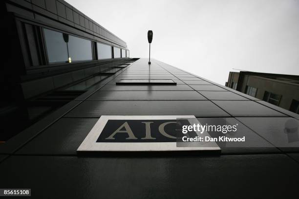 General view of insurance company AIG on March 26, 2009 in London, England. The company has received more than 170 billion USD from the US tax payer...