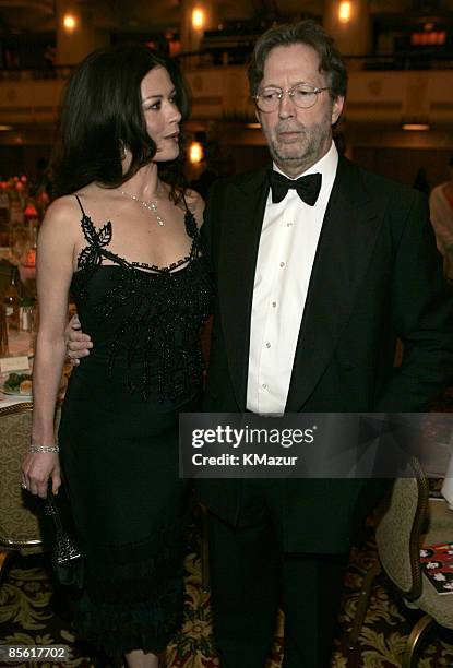 Catherine Zeta-Jones and Eric Clapton