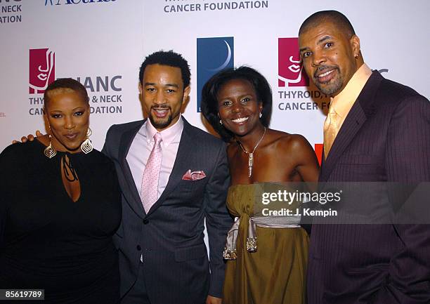 Frenchie Davis. John Legend, Deborah Roberts and Eriq La Salle