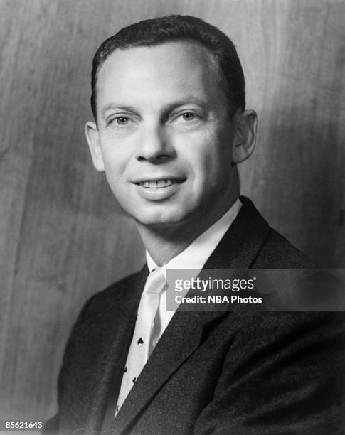 Abe Pollin, owner of the Washington Wizards poses for a portrait during the 1975 season in Washington D.C.. NOTE TO USER: User expressly acknowledges...
