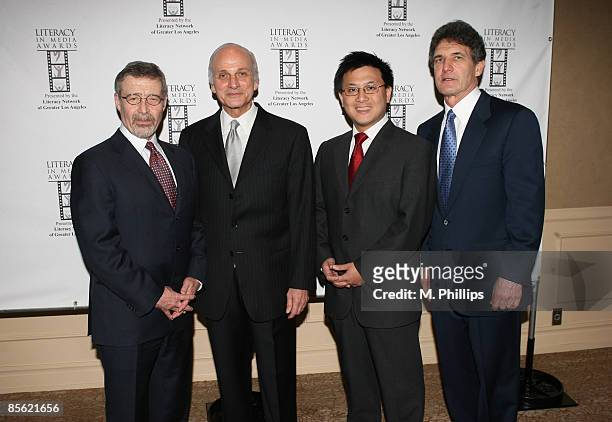 Barry Meyer, Ed Romano, John Chiang and Alan Horn