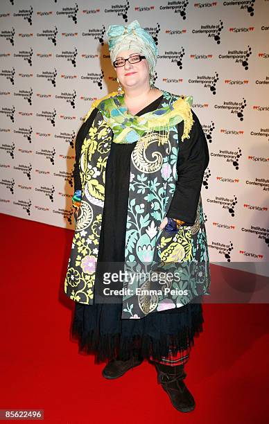 Camilla Batmanghelidjh attends the ICA annual ''Figures of Speech'' fundraising gala at The Brewery on March 26, 2009 in London, England.