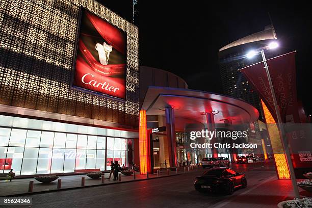 General view is seen of the new Cartier Boutique at Dubai Mall on March 26, 2009 in Dubai, United Arab Emirates. Today Cartier officially inaugurated...