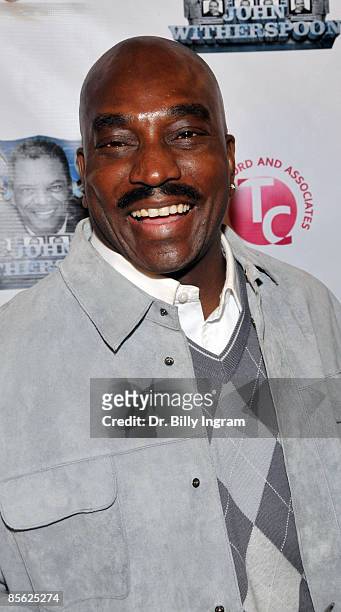 Actor Clifton Powell attends TV One's roast and toast for actor/comedian John Witherspoon at The 9900 Club on March 17, 2009 in Beverly Hills,...