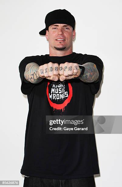 Rapper Vanilla Ice rehearses a performance of his 1991 hit `Ice Ice Baby' with The Sydney Dance Company ahead of a possible performance at Saturday's...