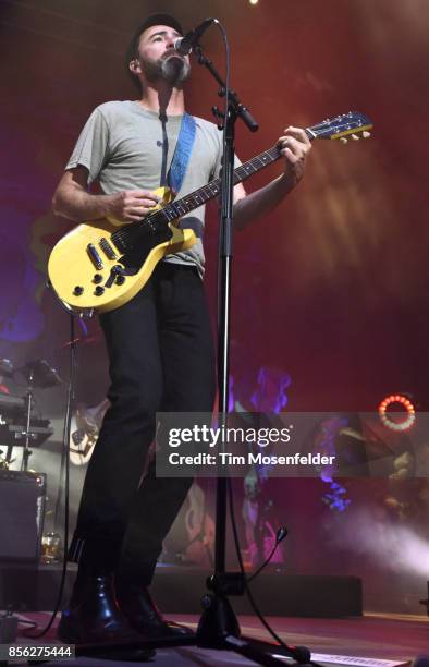 James Mercer of The Shins performs in support of the band's "Heartworms" release at The Greek Theatre on September 30, 2017 in Berkeley, California.