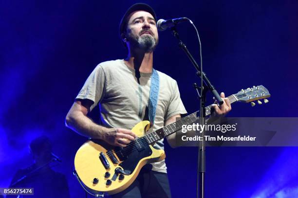 James Mercer of The Shins performs in support of the band's "Heartworms" release at The Greek Theatre on September 30, 2017 in Berkeley, California.