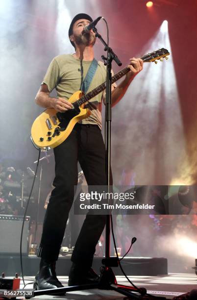 James Mercer of The Shins performs in support of the band's "Heartworms" release at The Greek Theatre on September 30, 2017 in Berkeley, California.