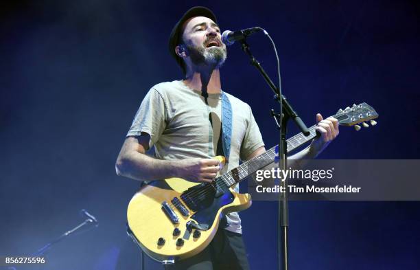 James Mercer of The Shins performs in support of the band's "Heartworms" release at The Greek Theatre on September 30, 2017 in Berkeley, California.