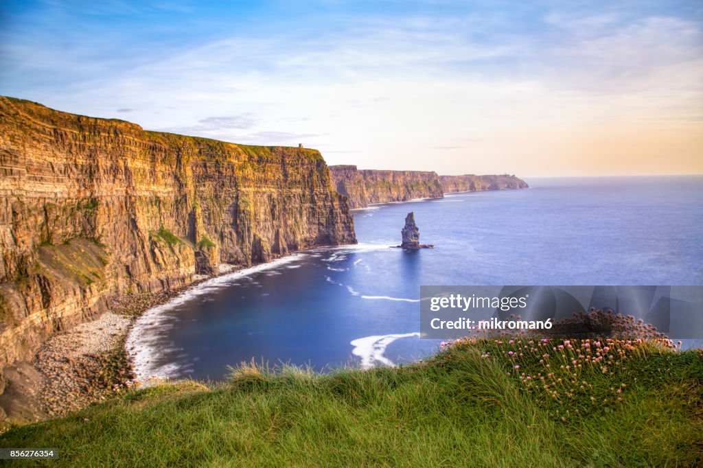 Scenic View Of Cliffs Of Moher, Liscannor, Ireland
