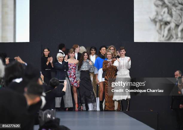 Bianca Balti, Helen Mirren, Thylane Blondeau, Cheryl Cole, Neelam Gill, Irina Shayk, Jane Fonda, Doutzen Kroes and Barbara Palvin are seen on the...