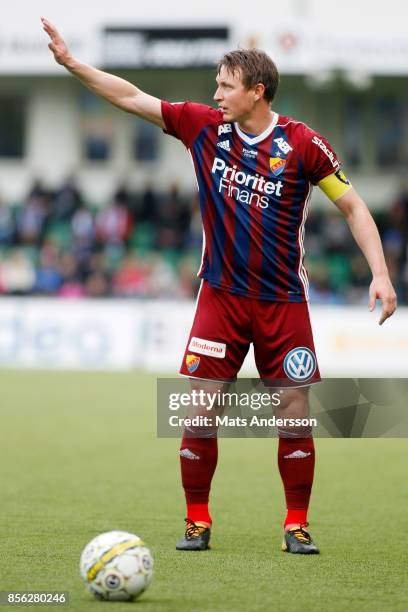 Kim Kallstrom of Djurgardens IF during the Allsvenskan match between GIF Sundsvall and Djurgardens IF at Norrporten Arena on October 1, 2017 in...