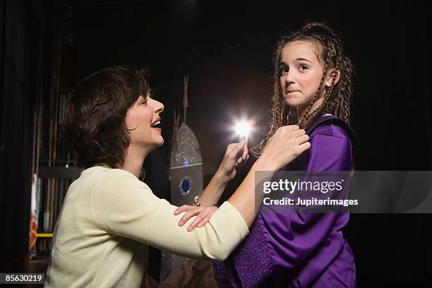 woman and child actress - encouragement stock pictures, royalty-free photos & images
