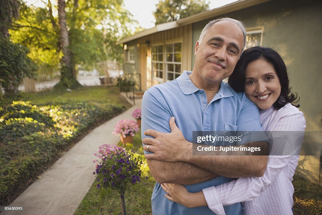 Portrait of smiling couple