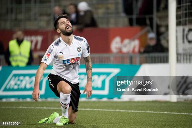 Nahir Besara of Orebro SK during the Allsvenskan match between Orebro SK and Kalmar FF at Behrn Arena on October 1, 2017 in Orebro, Sweden.