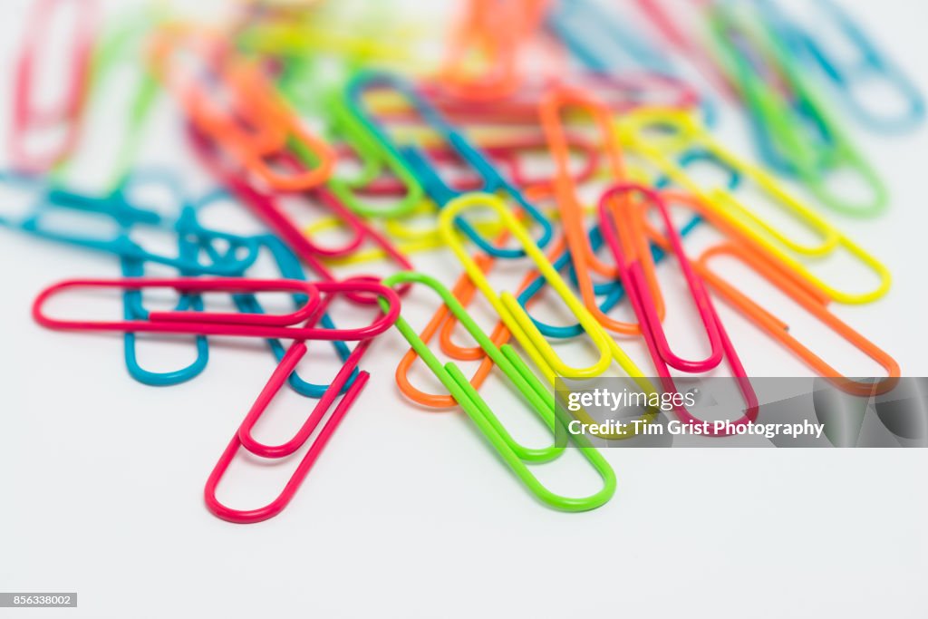 Multi Coloured Paperclips