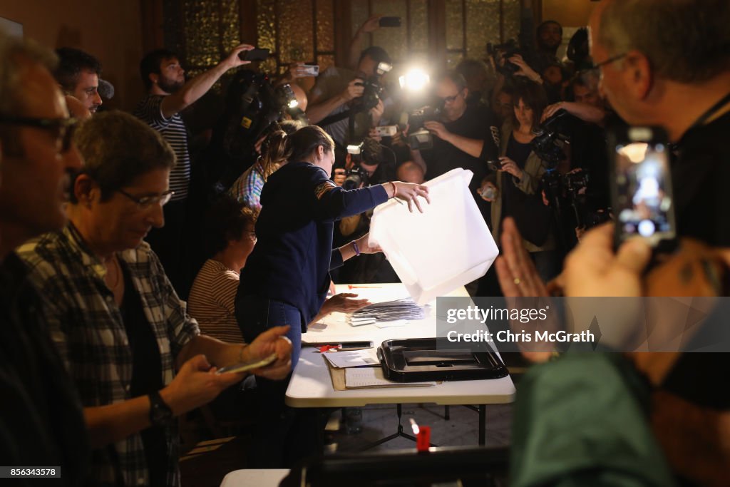 Independence Referendum Takes Place In Catalonia