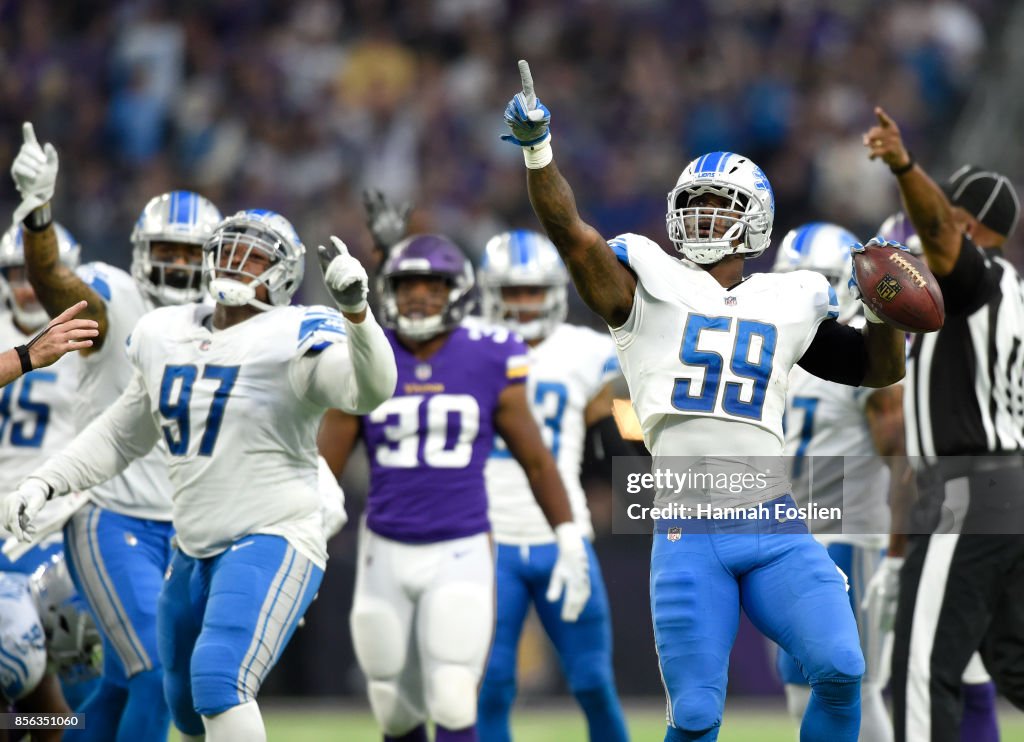 Detroit Lions v Minnesota Vikings