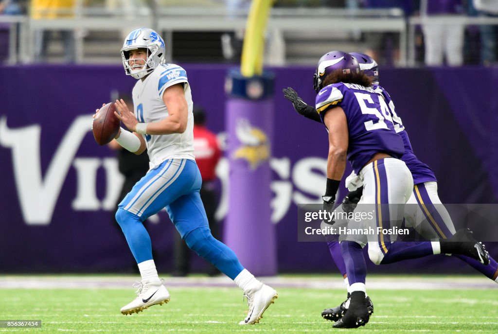 Detroit Lions v Minnesota Vikings