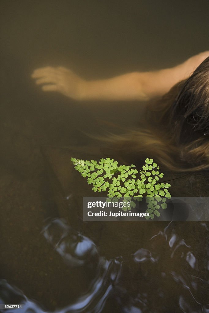 Girl in water