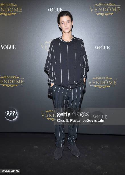 Agathe Mougin attends the Irving Penn Exhibition Private Viewing Hosted by Vogue as part of the Paris Fashion Week Womenswear Spring/Summer 2018 on...