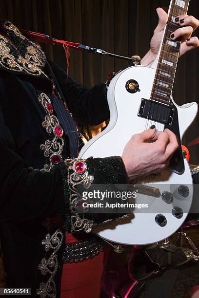 guitarist - glam rock stock pictures, royalty-free photos & images