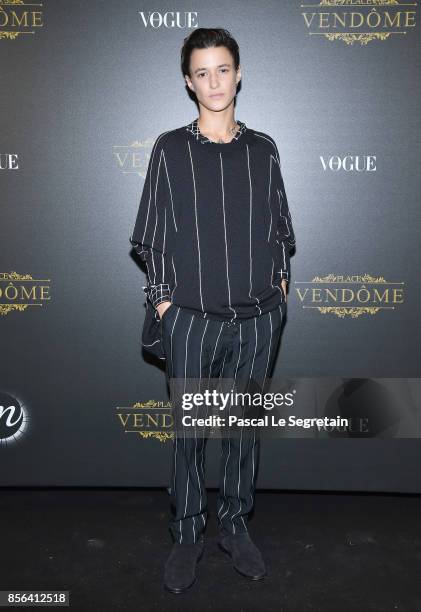 Agathe Mougin attends the Irving Penn Exhibition Private Viewing Hosted by Vogue as part of the Paris Fashion Week Womenswear Spring/Summer 2018 on...