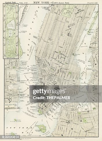 紐約城地圖 1884 紐約城地圖 1884