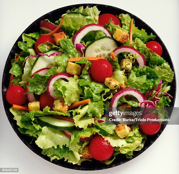 salad - ensalada verde fotografías e imágenes de stock