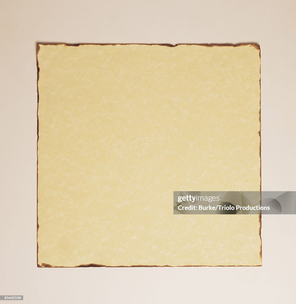 Square parchment paper