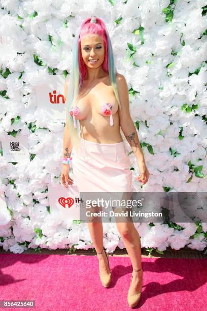 Television personality Mariah Lynn attends the 3rd Annual Amber Rose SlutWalk on October 1, 2017 in Los Angeles, California.