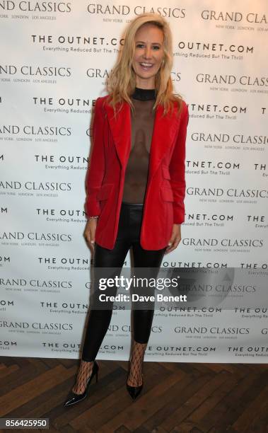 Lady Victoria Hervey attends a Grand Classics screening of Saturday Night Fever hosted by Sienna Miller, in association with THE OUTNET, at The...