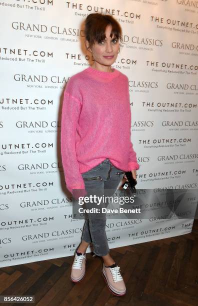 Sheherazade Goldsmith attends a Grand Classics screening of Saturday Night Fever hosted by Sienna Miller, in association with THE OUTNET, at The...