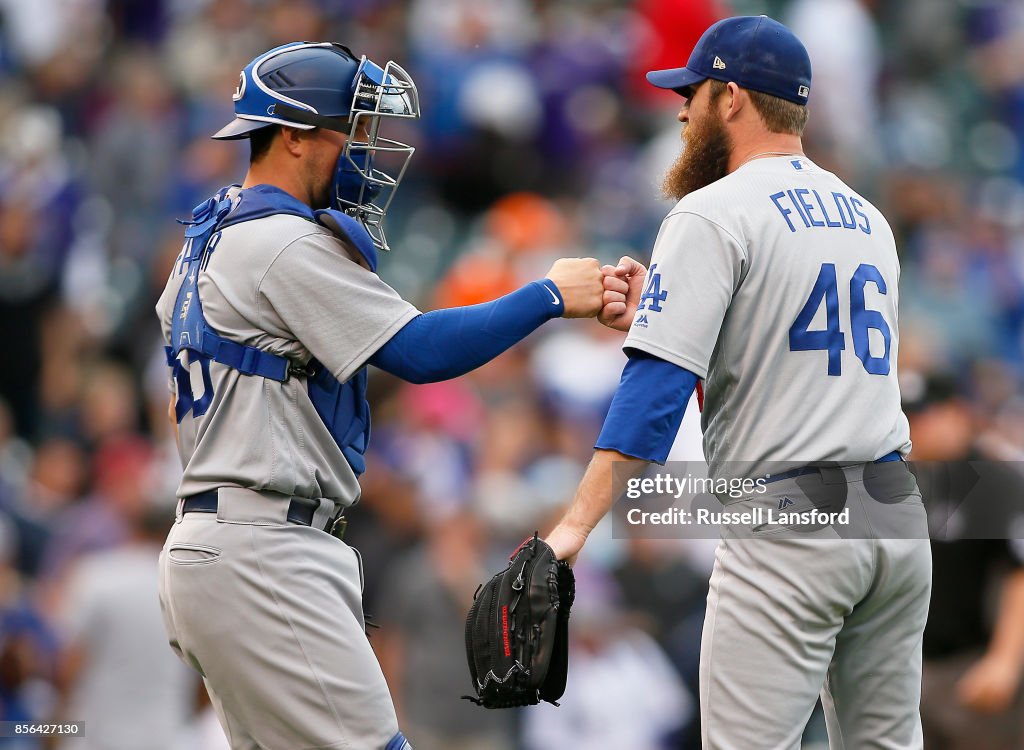 Los Angeles Dodgers v Colorado Rockies