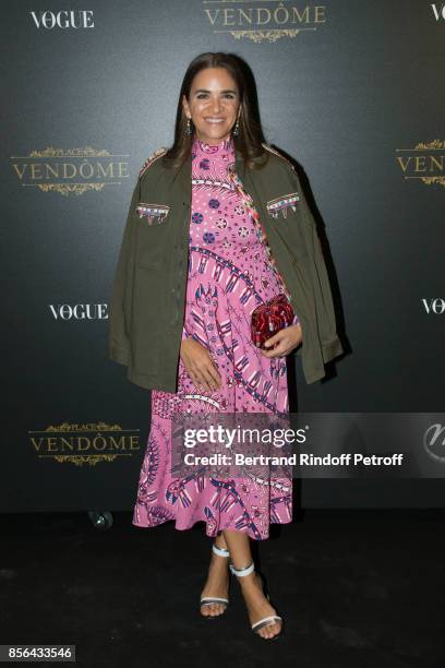 Laure de Broglie attends Vogue Party as part of the Paris Fashion Week Womenswear Spring/Summer 2018 at on October 1, 2017 in Paris, France.